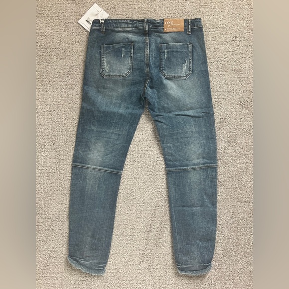 NWT One Teaspoon Pure Blue Super Dupers Denim Jeans SIZE 29 - Picture 4 of 9